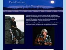 Tablet Screenshot of bethpederson.com